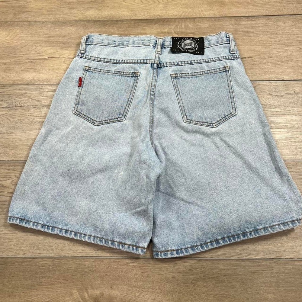 LEI Denim Shorts Womens Light Wash High Waisted Y2K Relaxed Fit Size M